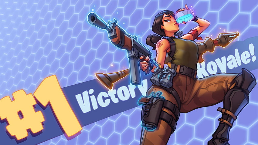 Fankunst – Victory Royale! [Pixel]. Fortnite, Victorious, Videospielfiguren, 2560 x 1440 Fortnite Skin HD-Hintergrundbild