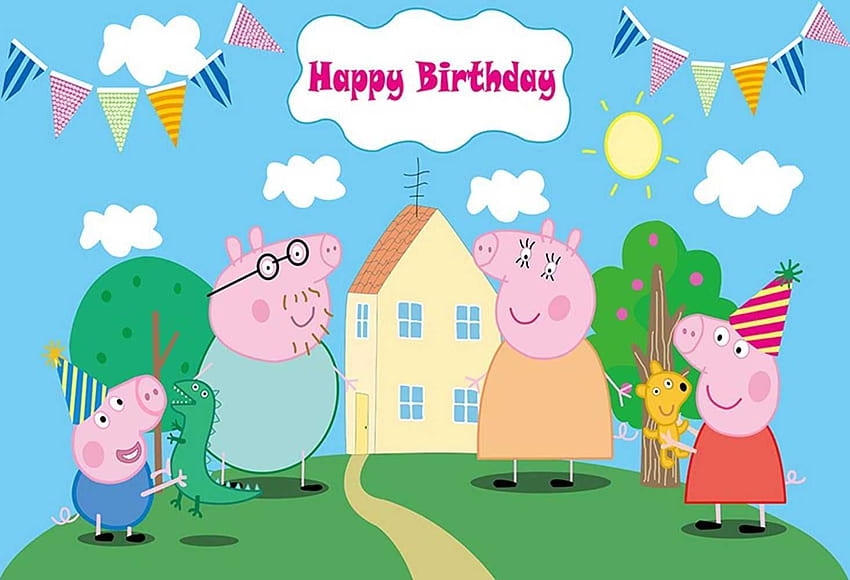 Pig Birtay Peppa Pig Home - Australian design blog for mum, kids and home, Peppa  Pig House HD wallpaper | Pxfuel