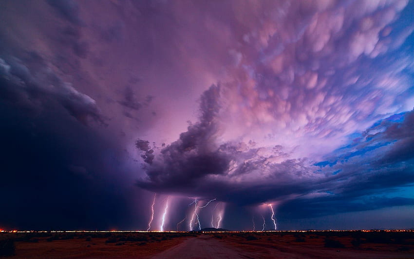 Colorful Lightning Storms (Page 1), Electrical Storm HD wallpaper