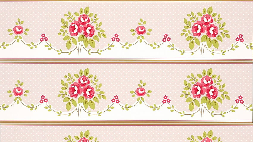 Shabby Chic Border. Shabby Chic Floral Bouquet HD wallpaper