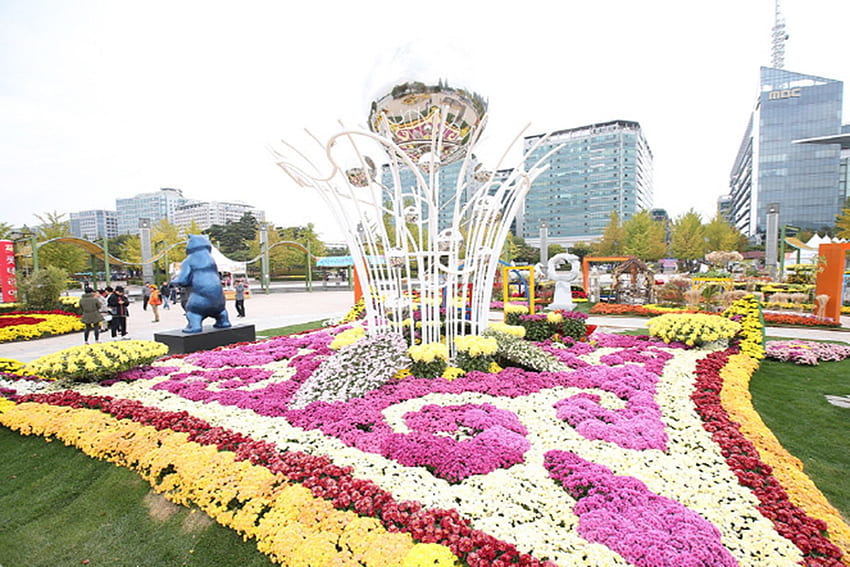 โซล – เกาหลี พืชสวนนานาชาติ Goyang + Western Dom + Mini วอลล์เปเปอร์ HD