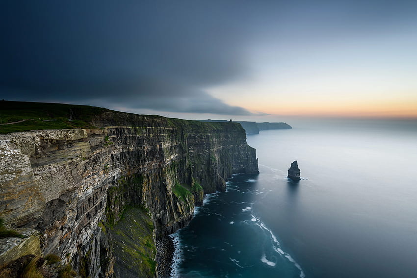 Ireland and Background, Cliff HD wallpaper
