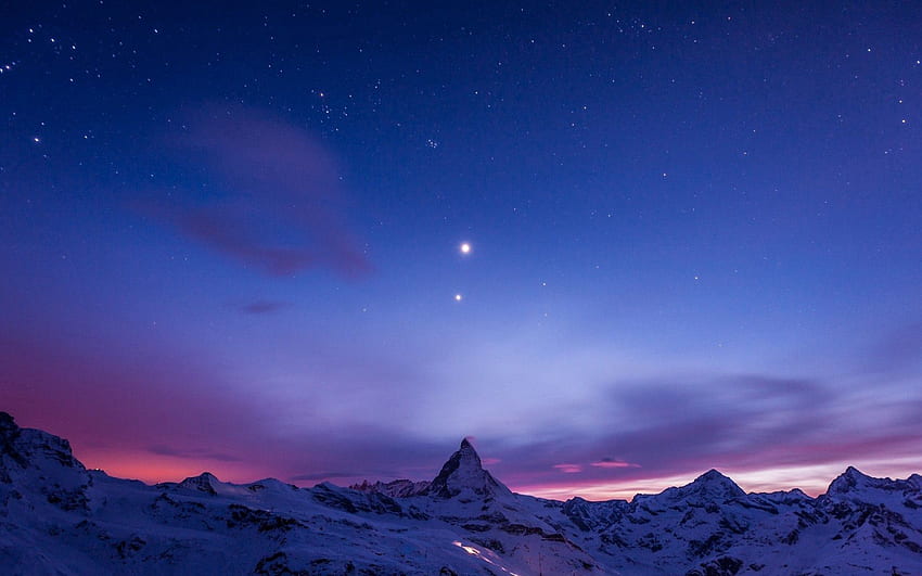 Natura, Włochy, Alpy, Szwajcaria, Matterhorn Tapeta HD