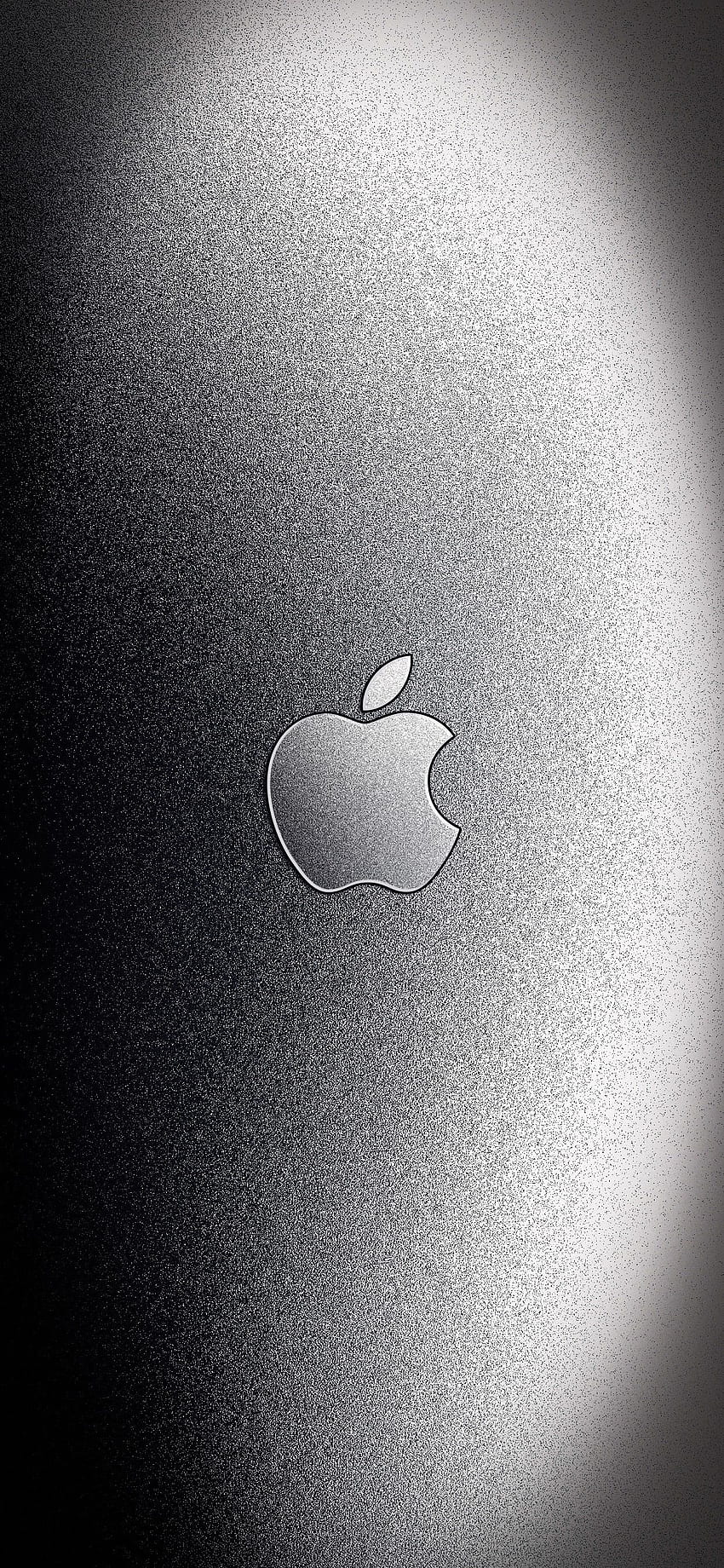 Logo Apple en aluminium pour iPhone, Métal X Fond d'écran de téléphone HD