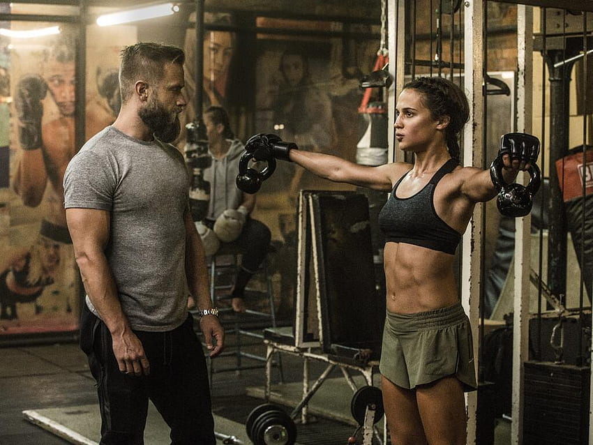 Tomb Raider 2018 Alicia Vikander As Lara Croft Doing Workout Resolution , , 背景, and, 1024X768 Fitness 高画質の壁紙