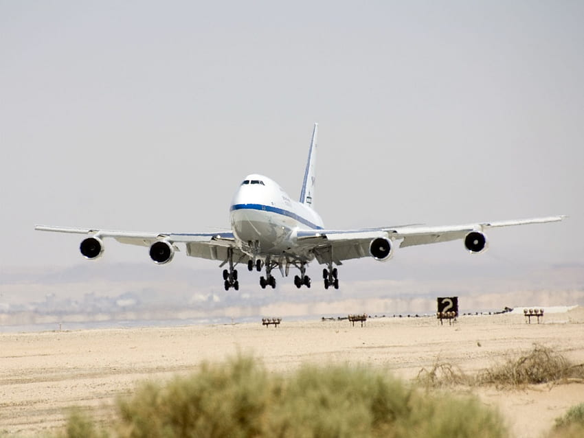 самолет boeing 747sp, самолет, търговски HD тапет