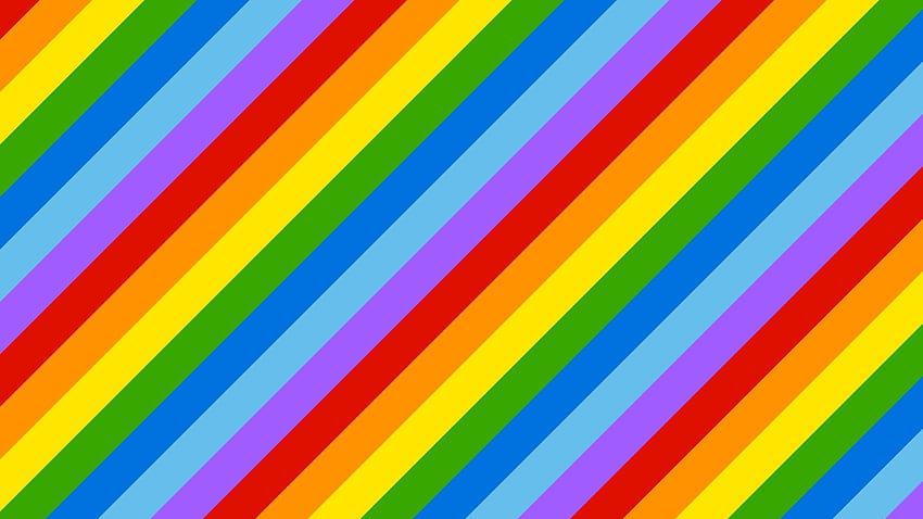 カラフルな斜めストライプ - 虹の斜め、、カラフルな線 高画質の壁紙
