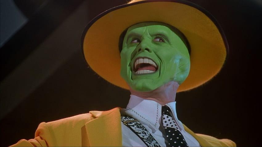 Jim Carrey The Mask, el cómic de las máscaras fondo de pantalla