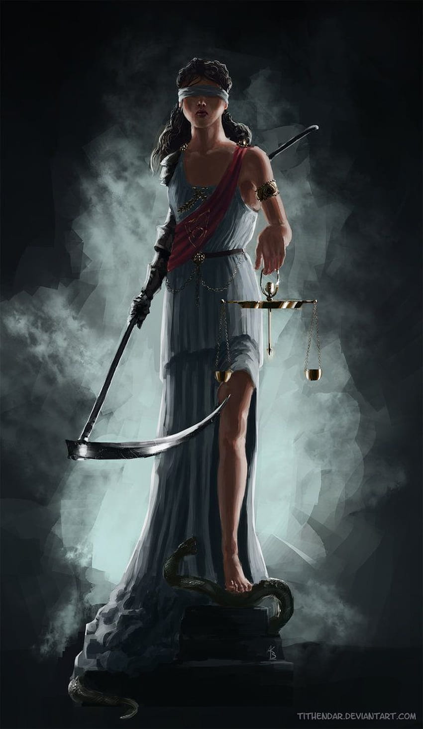 Themis (también conocida como Lustitia, Justitia) - Antigua diosa ...