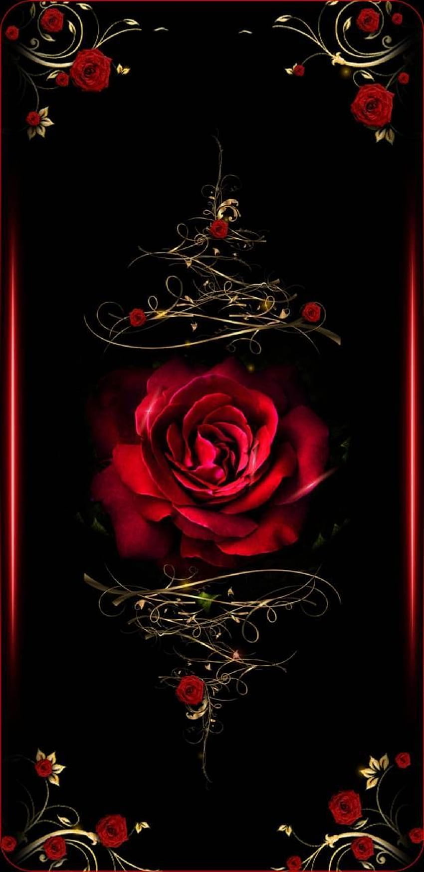 Roses Gothiques Fond d'écran de téléphone HD