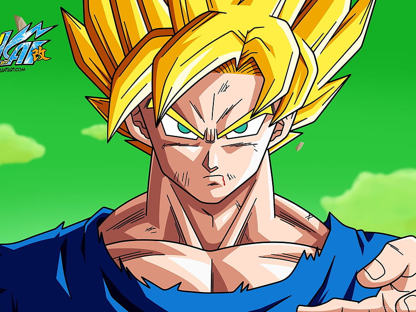 Dragon Ball Z Hintergrund, Goku-Grün HD-Hintergrundbild