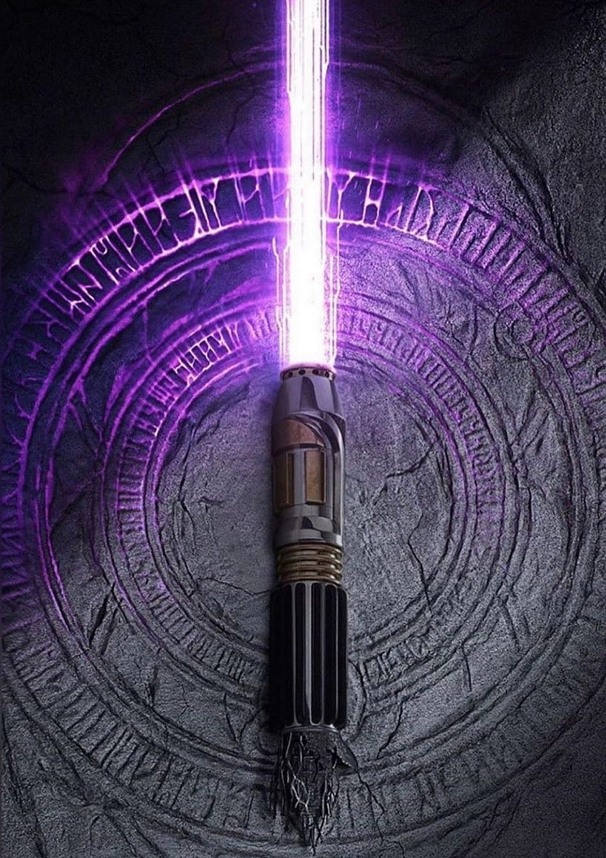 Purple Lightsaber. Star wars background, Star wars light saber, Star wars , Purple Star Wars Phone HD phone wallpaper
