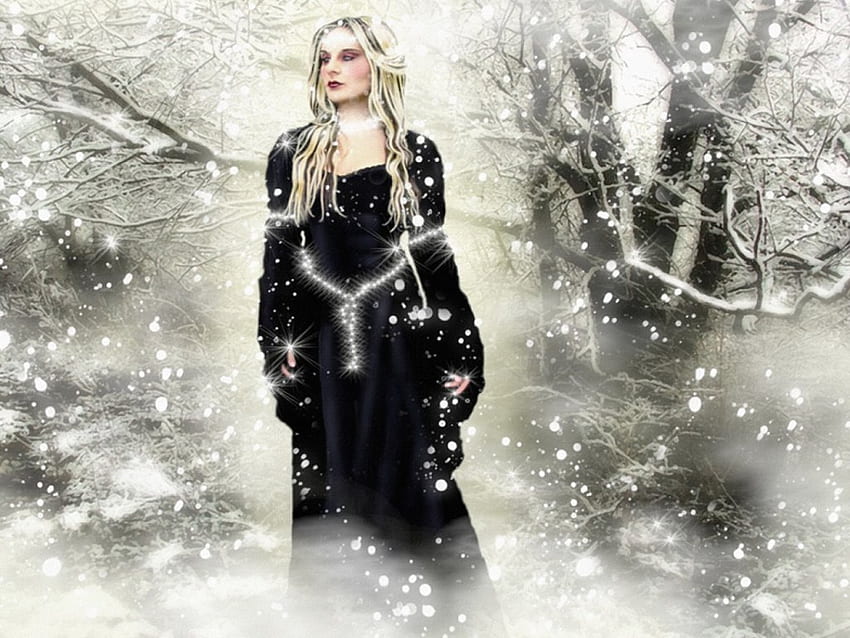 Her Domain, cold, lady, white, snow HD wallpaper | Pxfuel