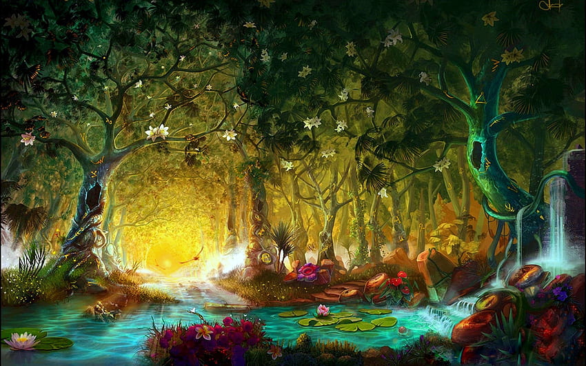 Magical forest SF [] for your , Mobile & Tablet. Explore Magic Forest . Magic Forest , Magic Magic, Magic, Magical Night Forest HD wallpaper