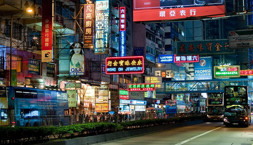 홍콩, 홍콩 스트리트 HD 월페이퍼 | Pxfuel