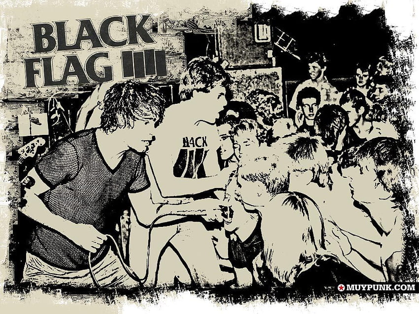 Pics For > Logo Black Flag Band. Poster punk, bendera hitam Wallpaper HD