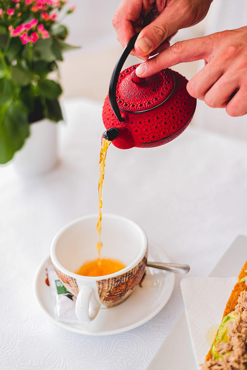 Food, Cup, Hands, Tea, Teapot, Kettle HD phone wallpaper