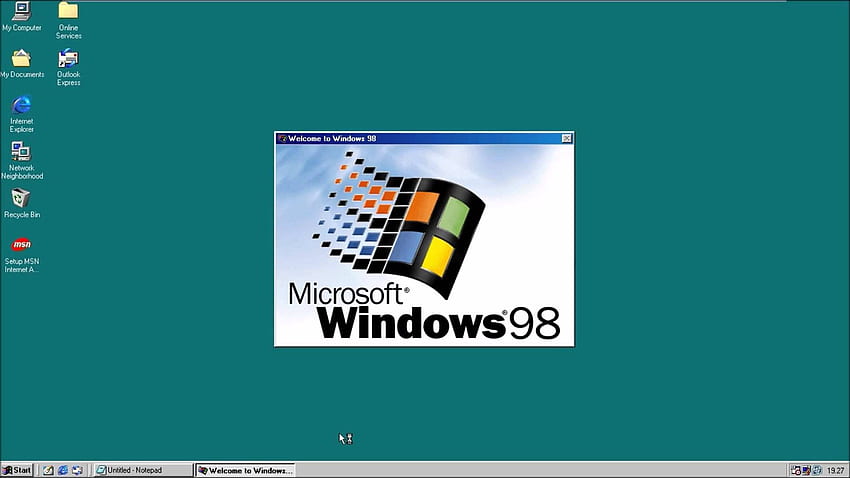 Windows 98 デフォルト、Windows 98 ダーク 高画質の壁紙