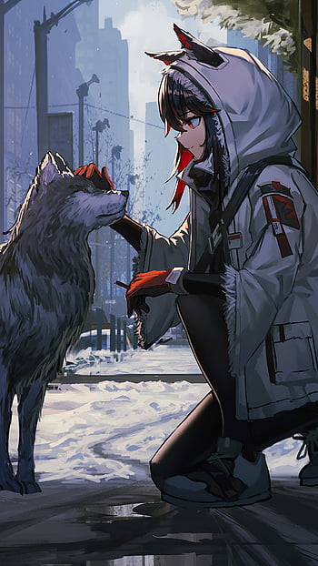 Anime wolf girl HD wallpapers | Pxfuel