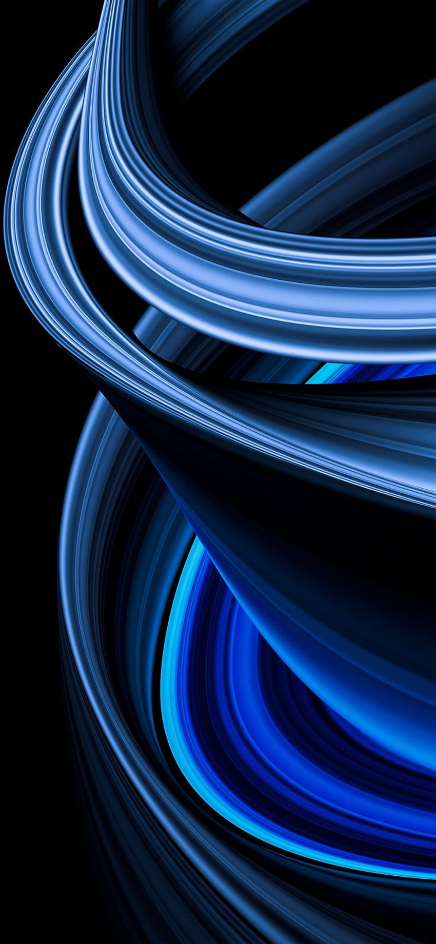 Envoltório azul abstrato. paisagem do iPhone, verão do iphone, preto e azul, iPhone legal preto e azul Papel de parede de celular HD
