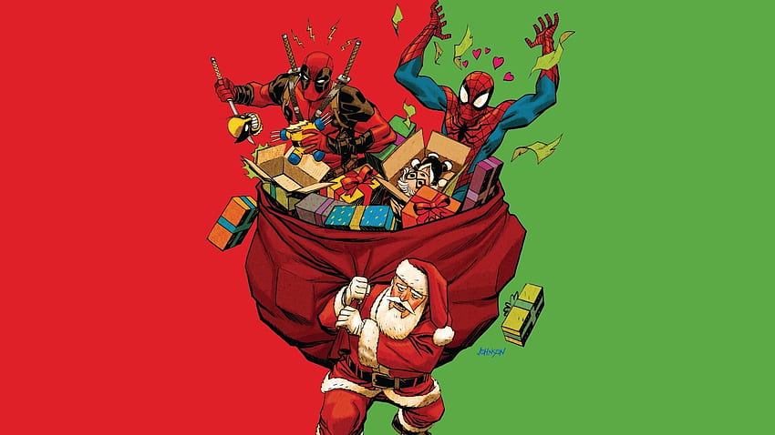 Marvel Christmas, Captain America Christmas HD wallpaper