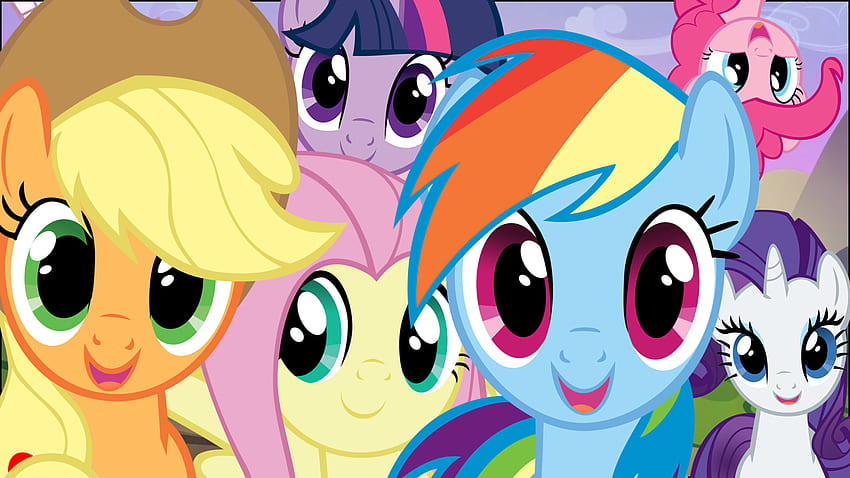 MLP - Mane6 by kitsuneymg, Mackaged, Mihaaaa and starboltpony. Vocaloid. My Little - are Magic, Mane Six HD wallpaper