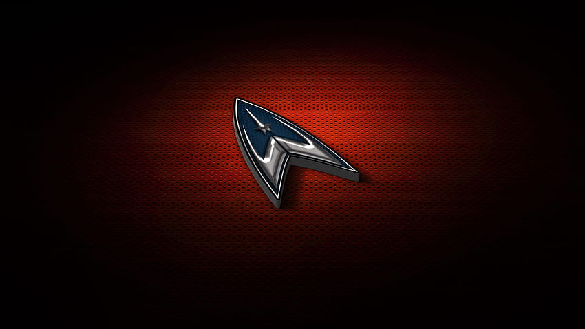 Фон на логото на Стар Трек. Star trek, лого на Star trek, Star trek, Минималистичен Star Trek HD тапет