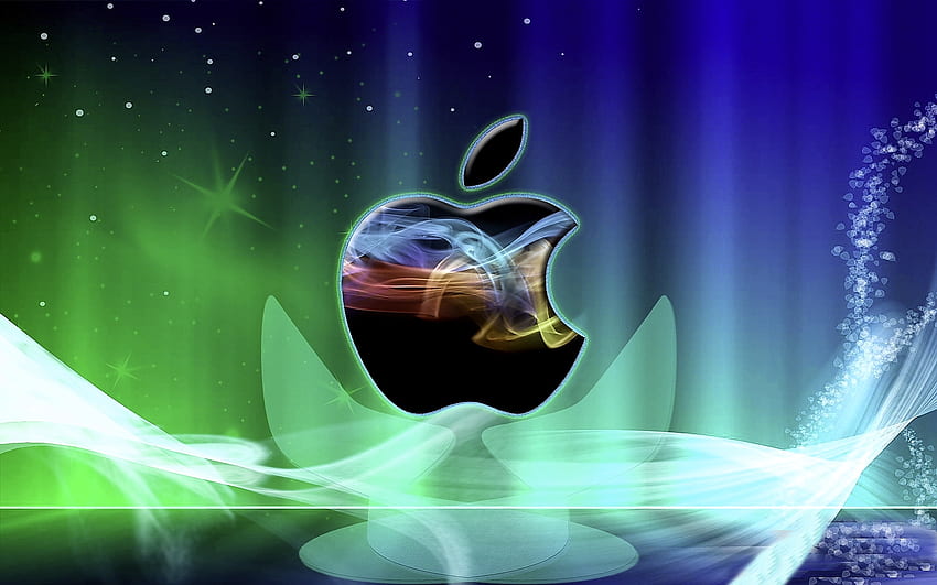 Colorful apple design, imac, design, color, art, beautiful, cellular, mobile, iphone, digital, logo, company, view, apple HD wallpaper