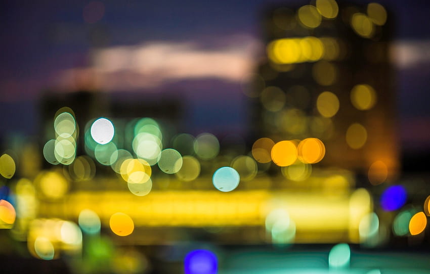 Blurred city lights background HD wallpapers | Pxfuel