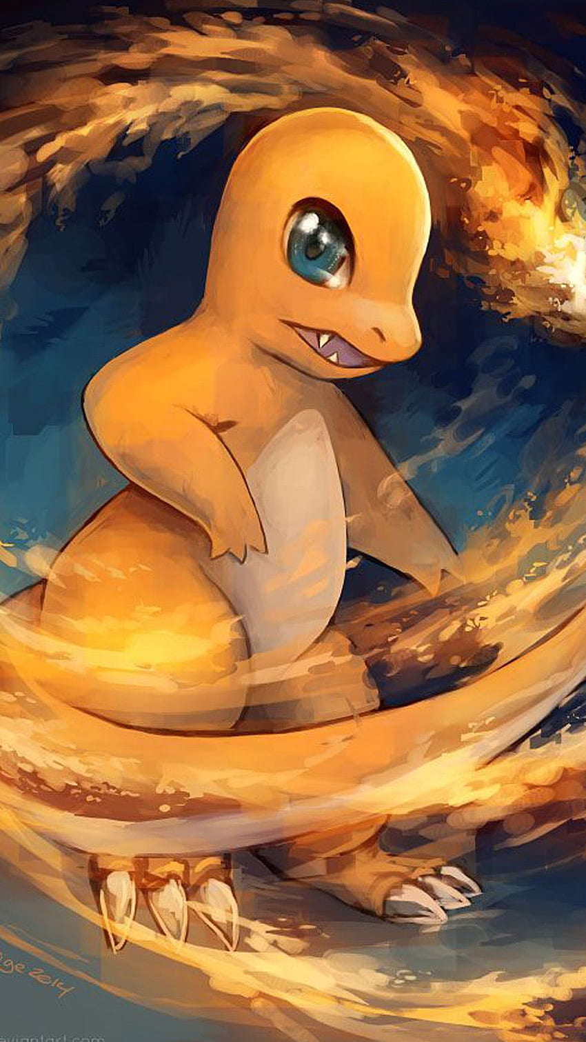 anime, Pokemon, Minimalism, Charmander, Orange, Simple Background Wallpapers  HD / Desktop and Mobile Backgrounds