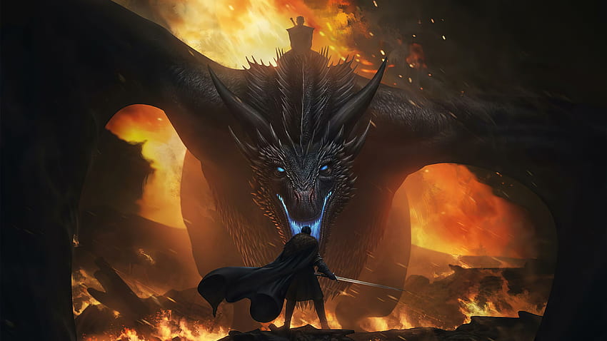 Night King Dragon Vs Jon Snow, programas de televisión, , antecedentes y fondo de pantalla
