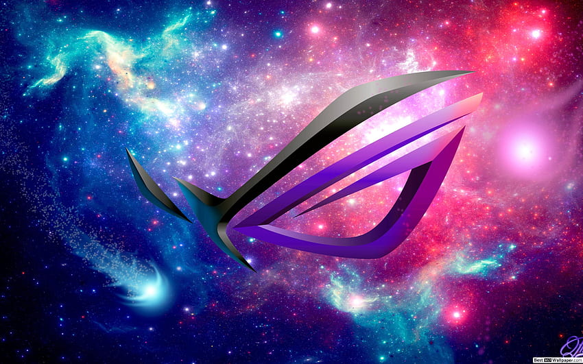 Asus ROG (Republic of Gamers) : Logo sur le thème Galaxy, Galaxy Gaming Fond d'écran HD