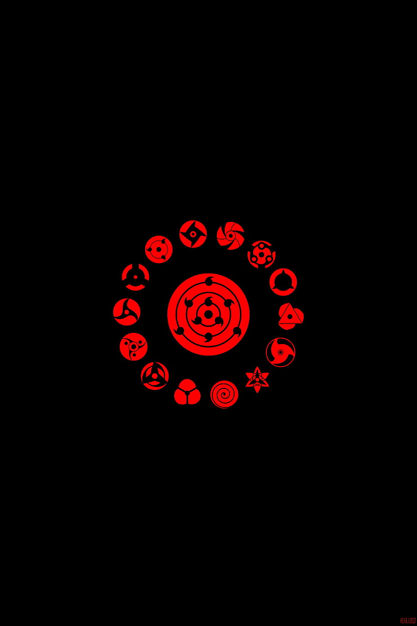 Logo, minimal, Naruto wallpaper ponsel HD