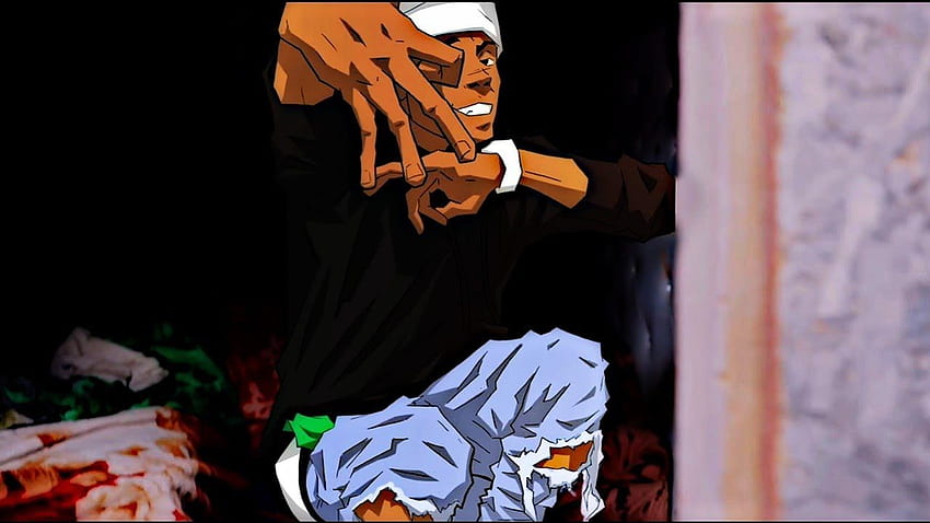 NBA Youngboy - Slime Belief (video ufficiale) [REVERSED], cartone animato NBA YoungBoy Sfondo HD