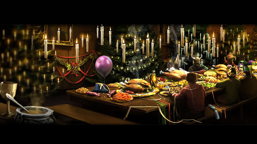 Christmas Feast . Plus, Harry Potter Thanksgiving HD wallpaper