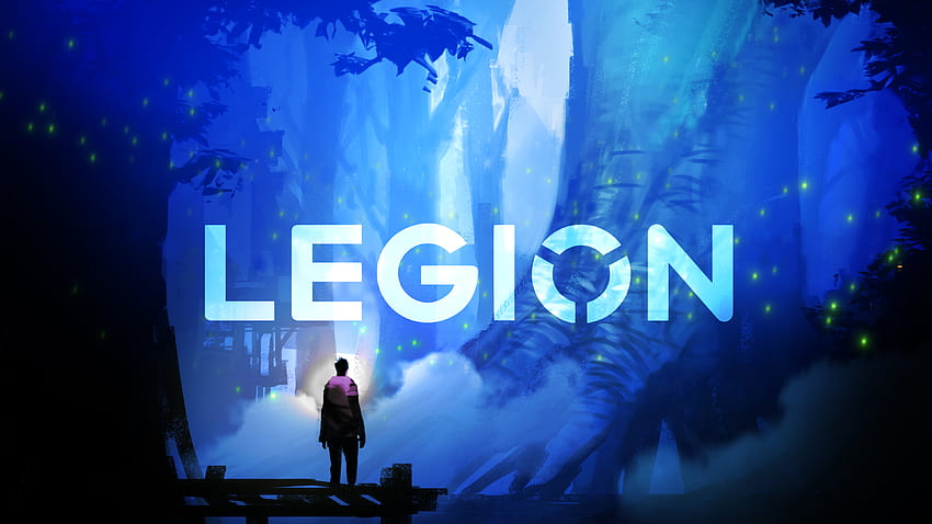 Communauté de jeu Legion, Lenovo Blue Fond d'écran HD