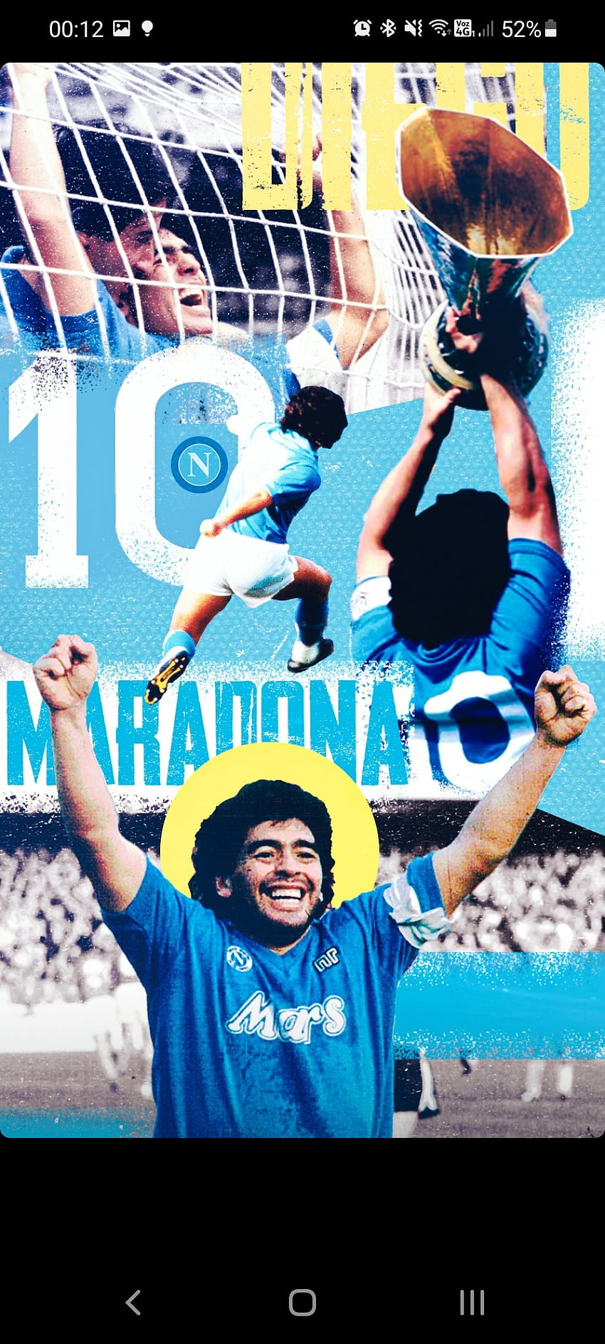 Diego Maradona, italia, argentina, football, napoli HD phone wallpaper