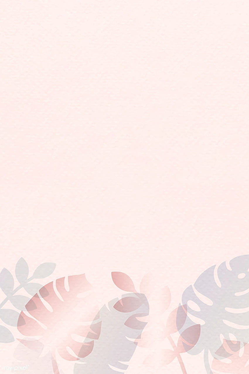 2020년 파스텔 핑크색의 열대 잎 패턴의 프리미엄 벡터파스텔 배경, 꽃 배경, 열대 잎 패턴, 귀여운 라이트 핑크 파스텔 HD 전화 배경 화면