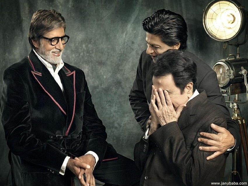Amitabh Bachchan with Shahrukh & Dilip Kumar HD wallpaper