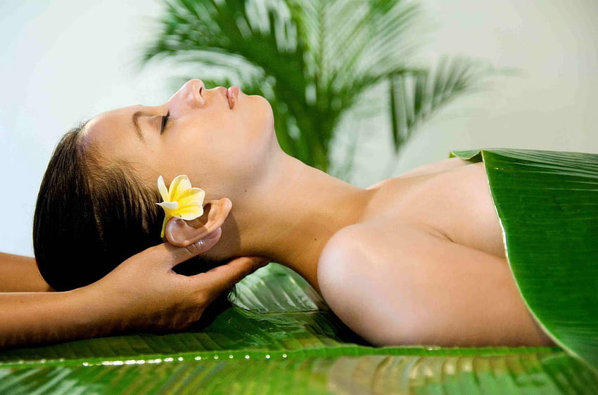 Beauty sap treatment, treatment, relax, girl, spa HD wallpaper