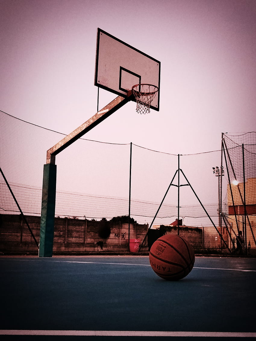 Streetbasket, sky, ball HD phone wallpaper | Pxfuel