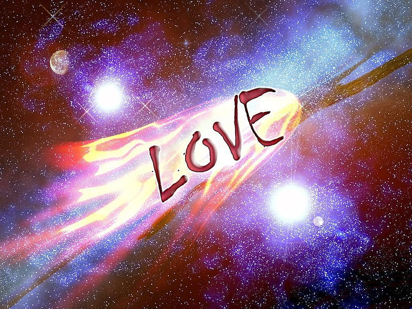 Cinta Ungu Galaxy, Kutipan Galaxy Wallpaper HD