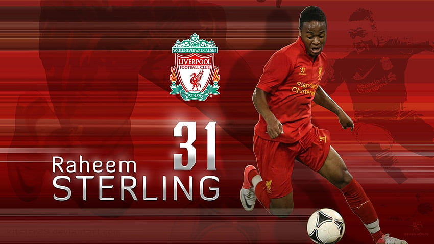 My Liverpool FC Artwork, Raheem Sterling HD wallpaper