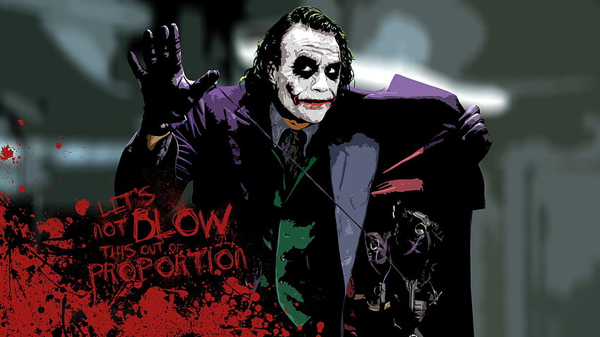 Joker Dari Kutipan Film Batman. Mengutip Gram, Joker 2008 Wallpaper HD