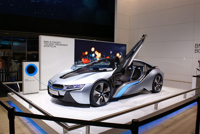 BMW i8 Electric Concept Vehicle, i8, Detroit, Auto Show, Concept Vehicle, Electric Vehicle, BMW papel de parede HD