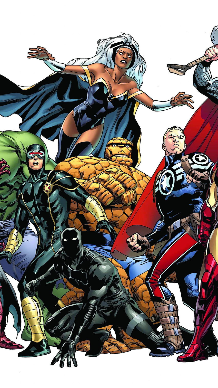 Marvel comics dracula hulk storm cyclops black, Black Panther y Storm fondo de pantalla del teléfono