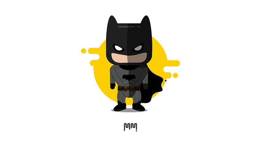 Cute Little Batman Minimalism superheroes , Batman Cartoon HD wallpaper |  Pxfuel
