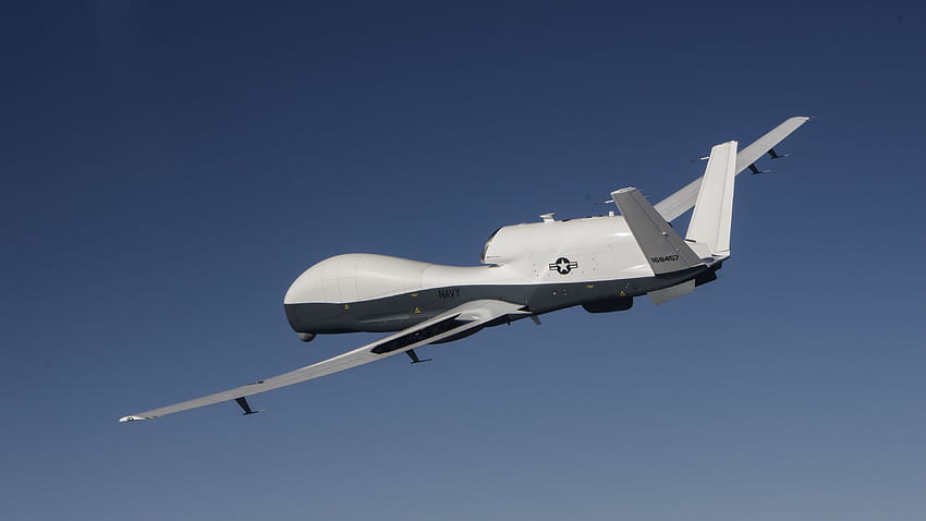 MQ 4C Triton, MQ 4C, Drone, UAV di sorveglianza, Esercito USA Sfondo HD