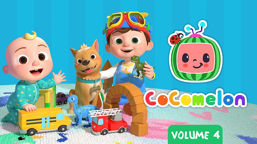 Ver CoComelon - Canciones infantiles y canciones infantiles, logotipo de Cocomelon fondo de pantalla