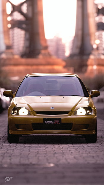 Yellow civic HD wallpapers | Pxfuel